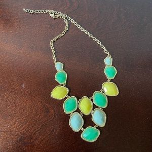 Green Statement Necklace